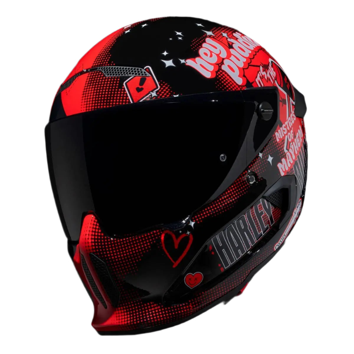 Ruroc AT4.0 Carbon Harley Quinn FREE UK Delivery, FREE 365 Day Returns | Moto Central