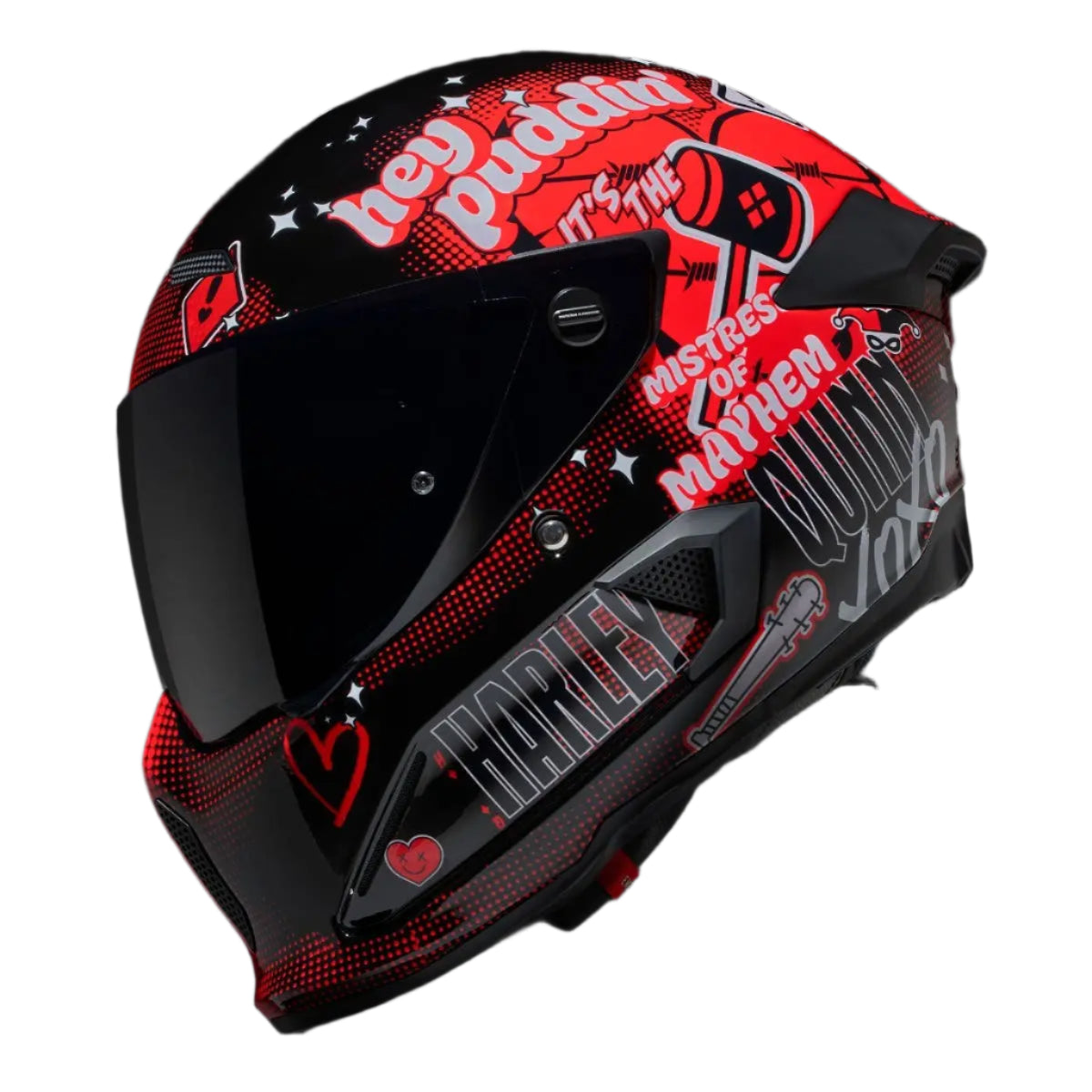 Ruroc AT4.0 Carbon Harley Quinn FREE UK Delivery, FREE 365 Day Returns | Moto Central