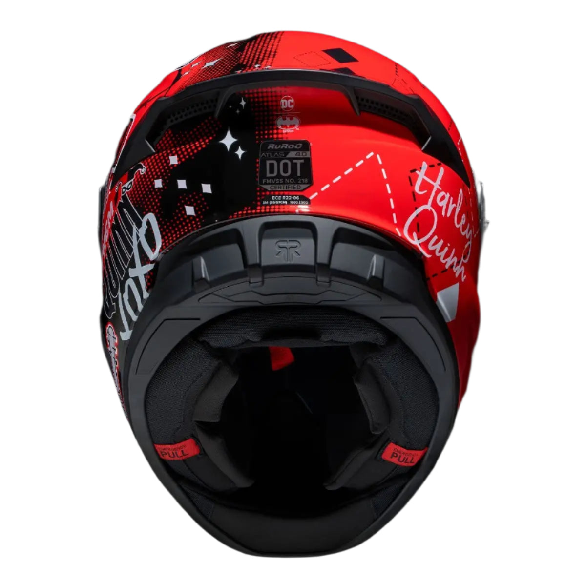 Ruroc AT4.0 Carbon Harley Quinn FREE UK Delivery, FREE 365 Day Returns | Moto Central