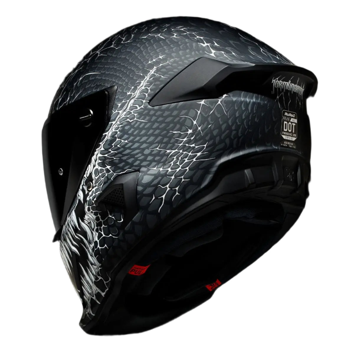 Ruroc AT4.0 Carbon Jormungandr FREE UK Delivery, FREE 365 Day Returns | Moto Central