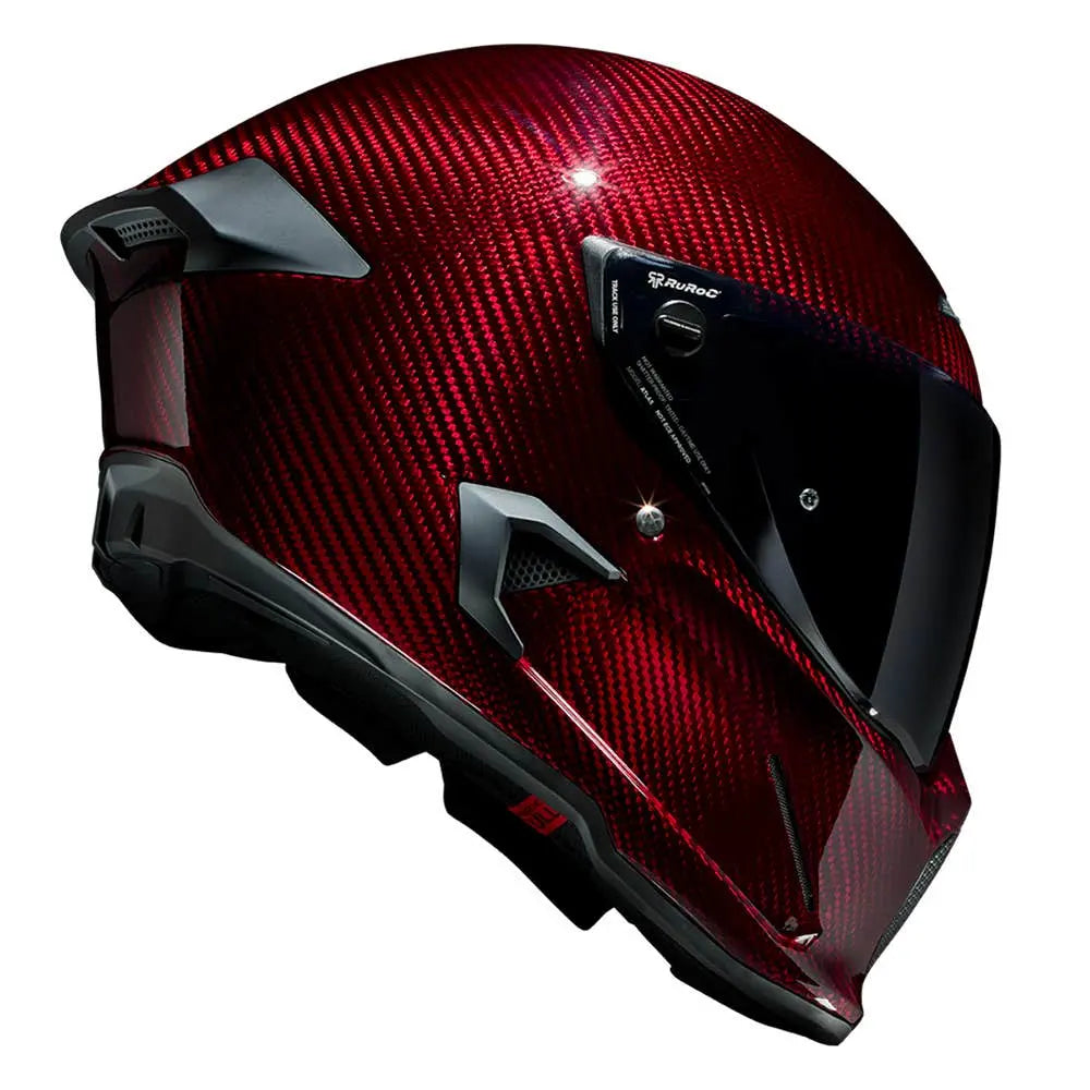 Ruroc AT4.0 Carbon Ruby Carbon FREE UK Delivery, FREE 365 Day Returns | Moto Central