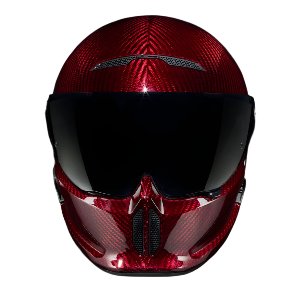 Ruroc AT4.0 Carbon Ruby Carbon FREE UK Delivery, FREE 365 Day Returns | Moto Central