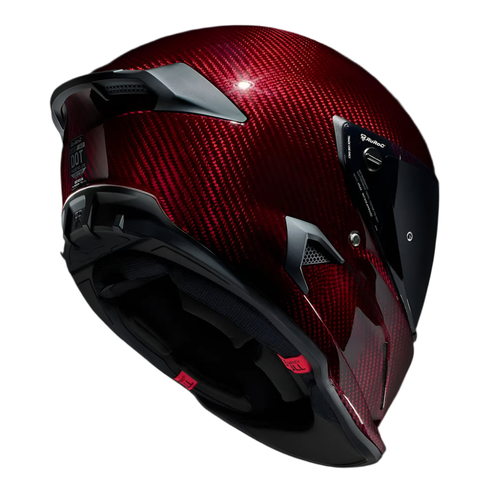 Ruroc AT4.0 Carbon Ruby Carbon FREE UK Delivery, FREE 365 Day Returns | Moto Central