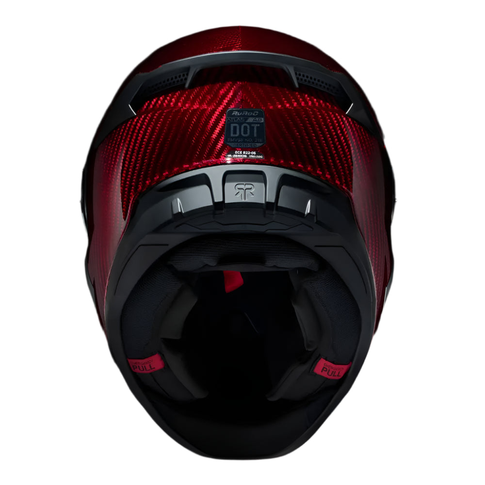 Ruroc AT4.0 Carbon Ruby Carbon FREE UK Delivery, FREE 365 Day Returns | Moto Central