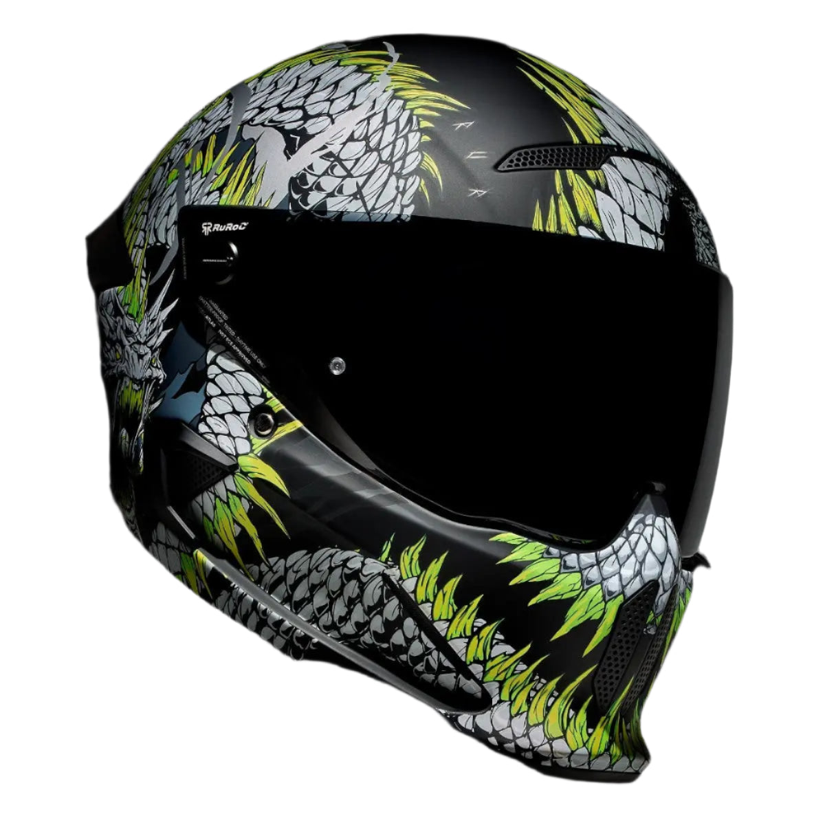 Ruroc AT4.0 Carbon Serpent FREE UK Delivery, FREE 365 Day Returns | Moto Central