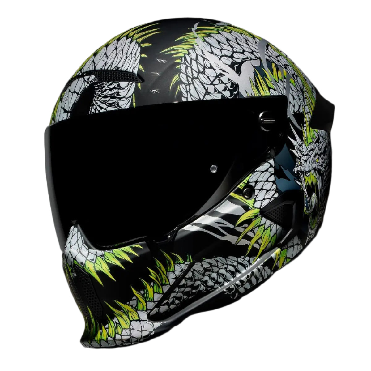Ruroc AT4.0 Carbon Serpent FREE UK Delivery, FREE 365 Day Returns | Moto Central