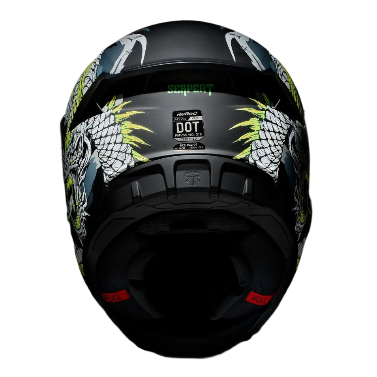 Ruroc AT4.0 Carbon Serpent FREE UK Delivery, FREE 365 Day Returns | Moto Central
