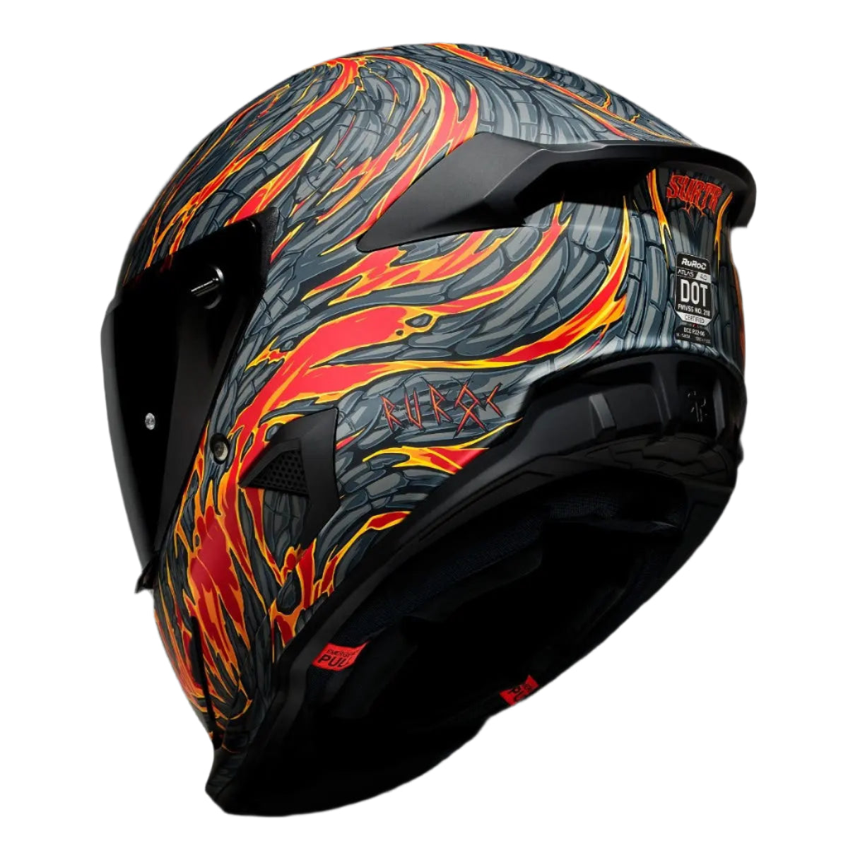 Ruroc AT4.0 Carbon Surtr FREE UK Delivery, FREE 365 Day Returns | Moto Central