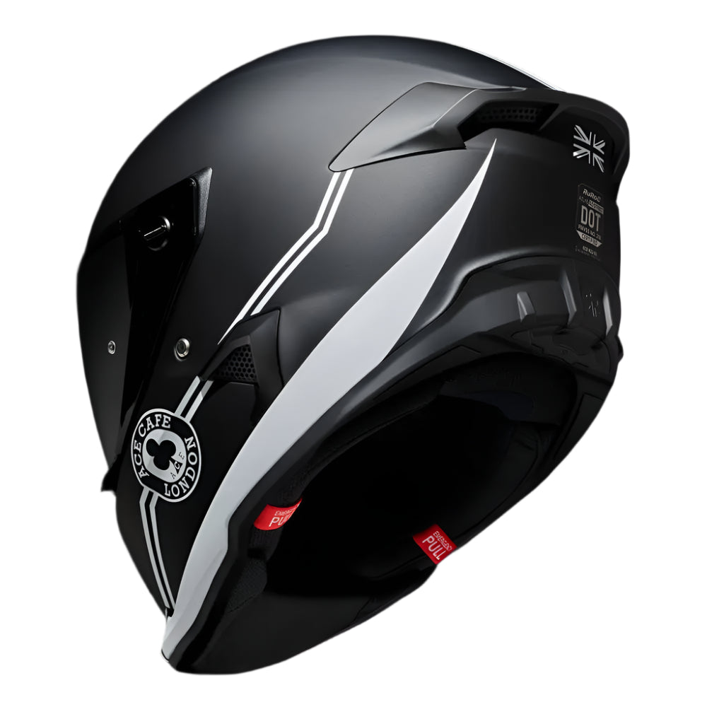 Ruroc AT4.0 Street Ace Café FREE UK Delivery, FREE 365 Day Returns | Moto Central