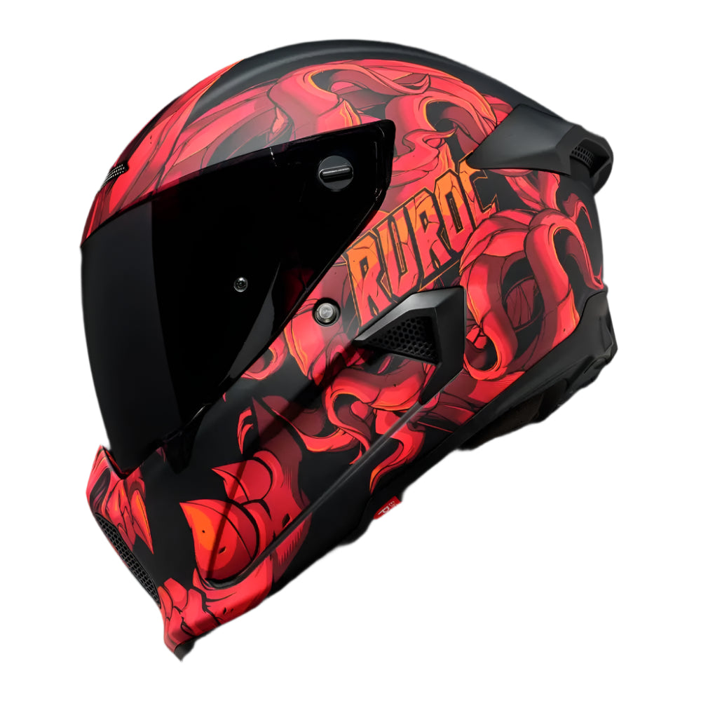 Ruroc AT4.0 Street El Diablo FREE UK Delivery, FREE 365 Day Returns | Moto Central