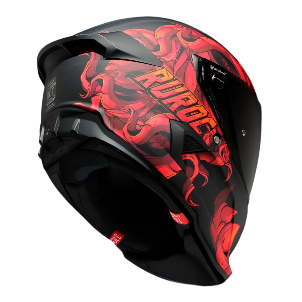 Ruroc AT4.0 Street El Diablo FREE UK Delivery, FREE 365 Day Returns | Moto Central