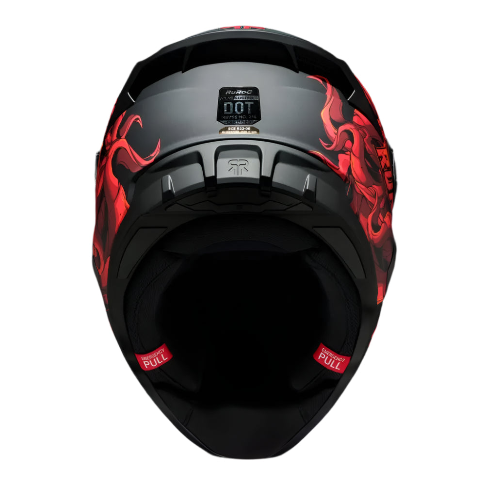 Ruroc AT4.0 Street El Diablo FREE UK Delivery, FREE 365 Day Returns | Moto Central