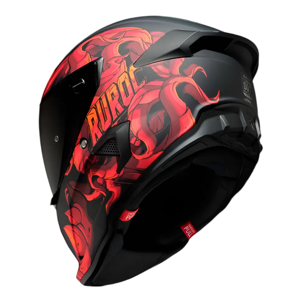 Ruroc AT4.0 Street El Diablo FREE UK Delivery, FREE 365 Day Returns | Moto Central