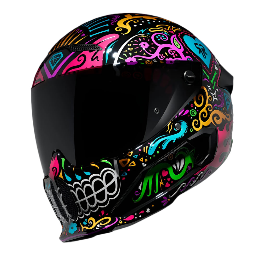 Ruroc AT4.0 Street La Catrina FREE UK Delivery, FREE 365 Day Returns | Moto Central