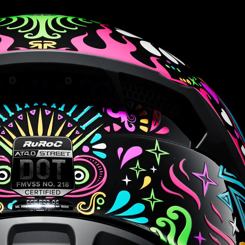 Ruroc AT4.0 Street La Catrina FREE UK Delivery, FREE 365 Day Returns | Moto Central