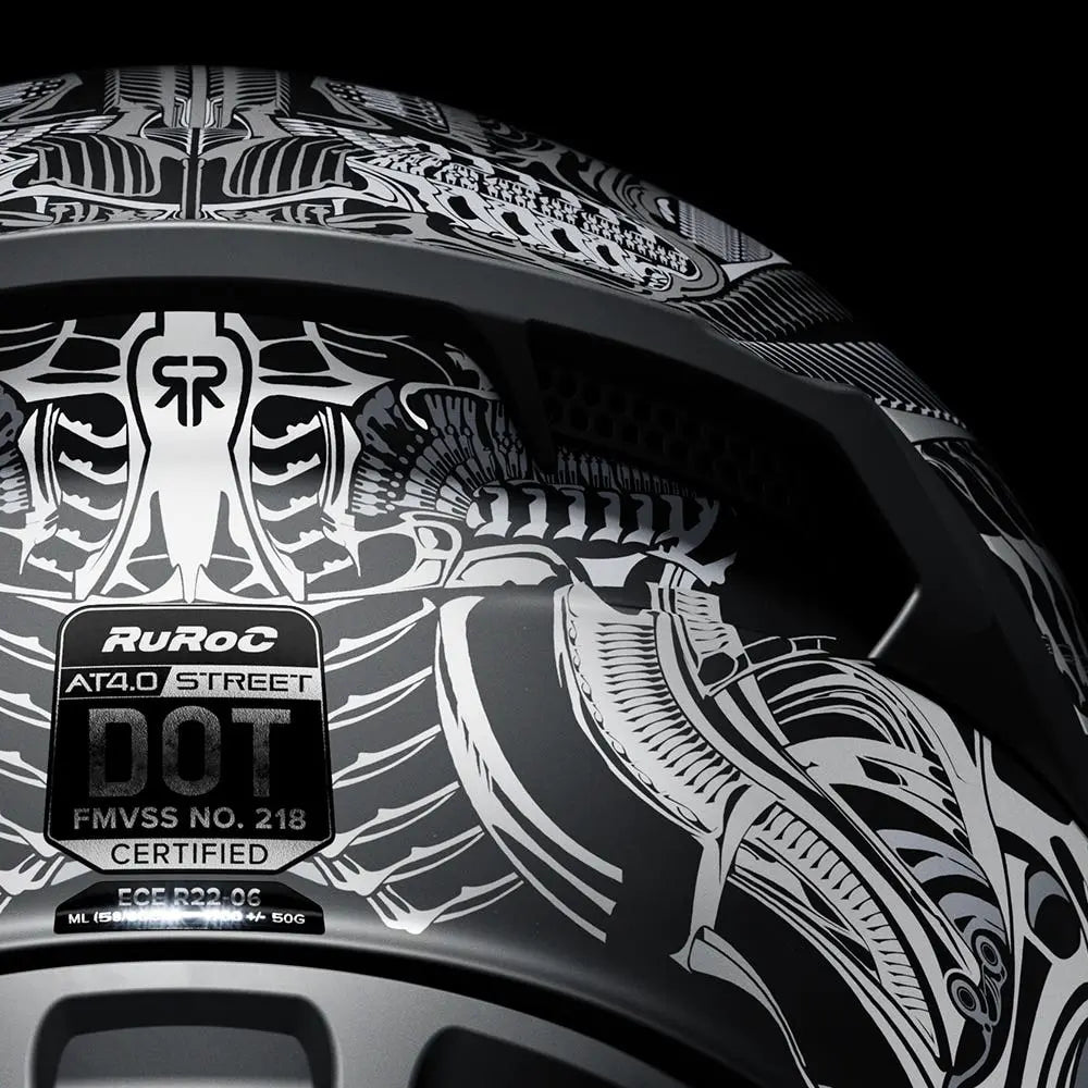 Ruroc AT4.0 Street Reaper FREE UK Delivery, FREE 365 Day Returns | Moto Central