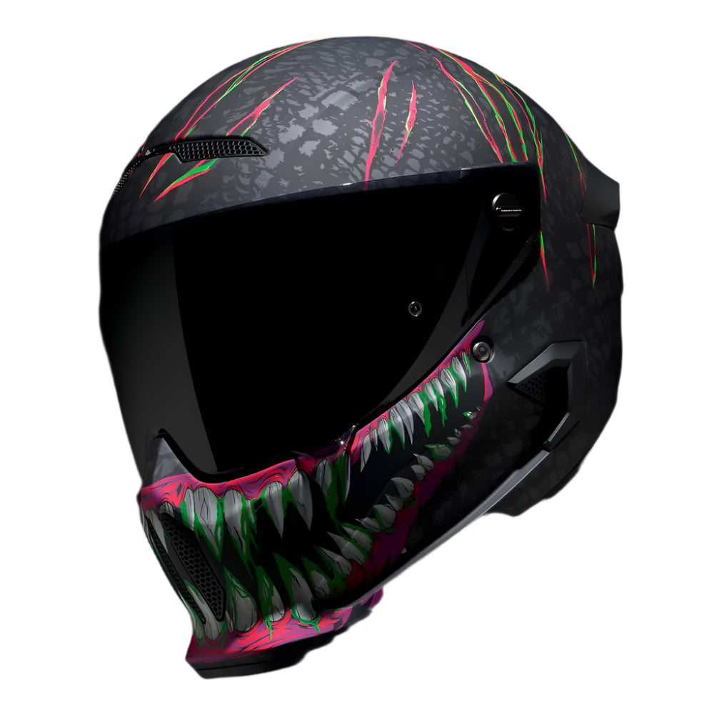 Ruroc AT4.0 Street Toxin FREE UK Delivery, FREE 365 Day Returns | Moto Central