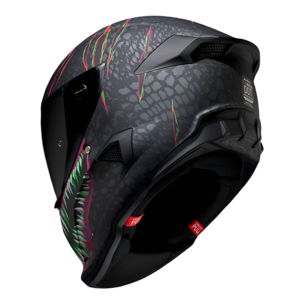 Ruroc AT4.0 Street Toxin FREE UK Delivery, FREE 365 Day Returns | Moto Central