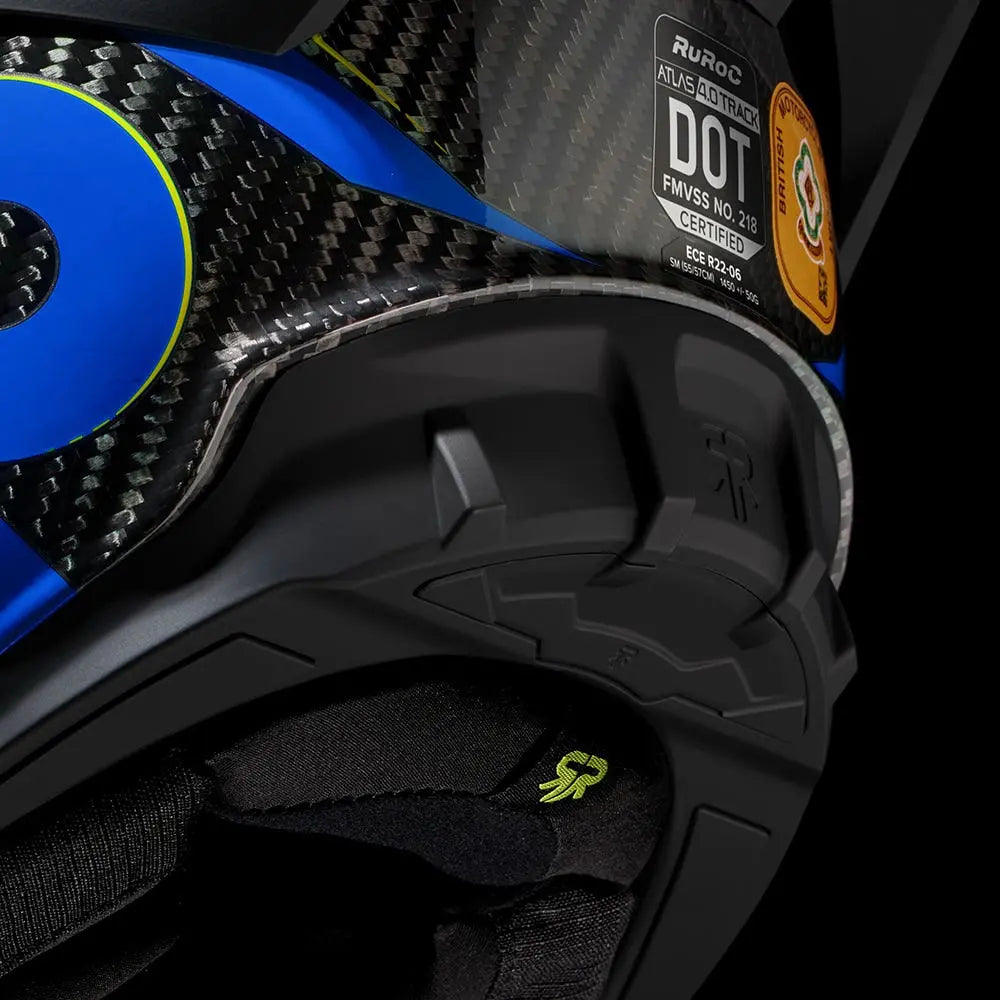 Ruroc AT4.0 Track Ice Blue FREE UK Delivery, FREE 365 Day Returns | Moto Central