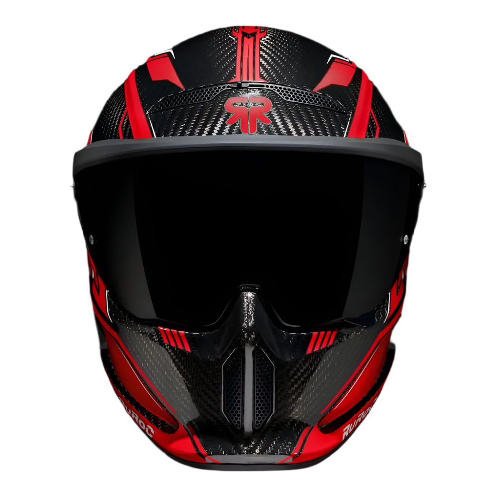 Ruroc AT4.0 Track Inferno Red FREE UK Delivery, FREE 365 Day Returns | Moto Central