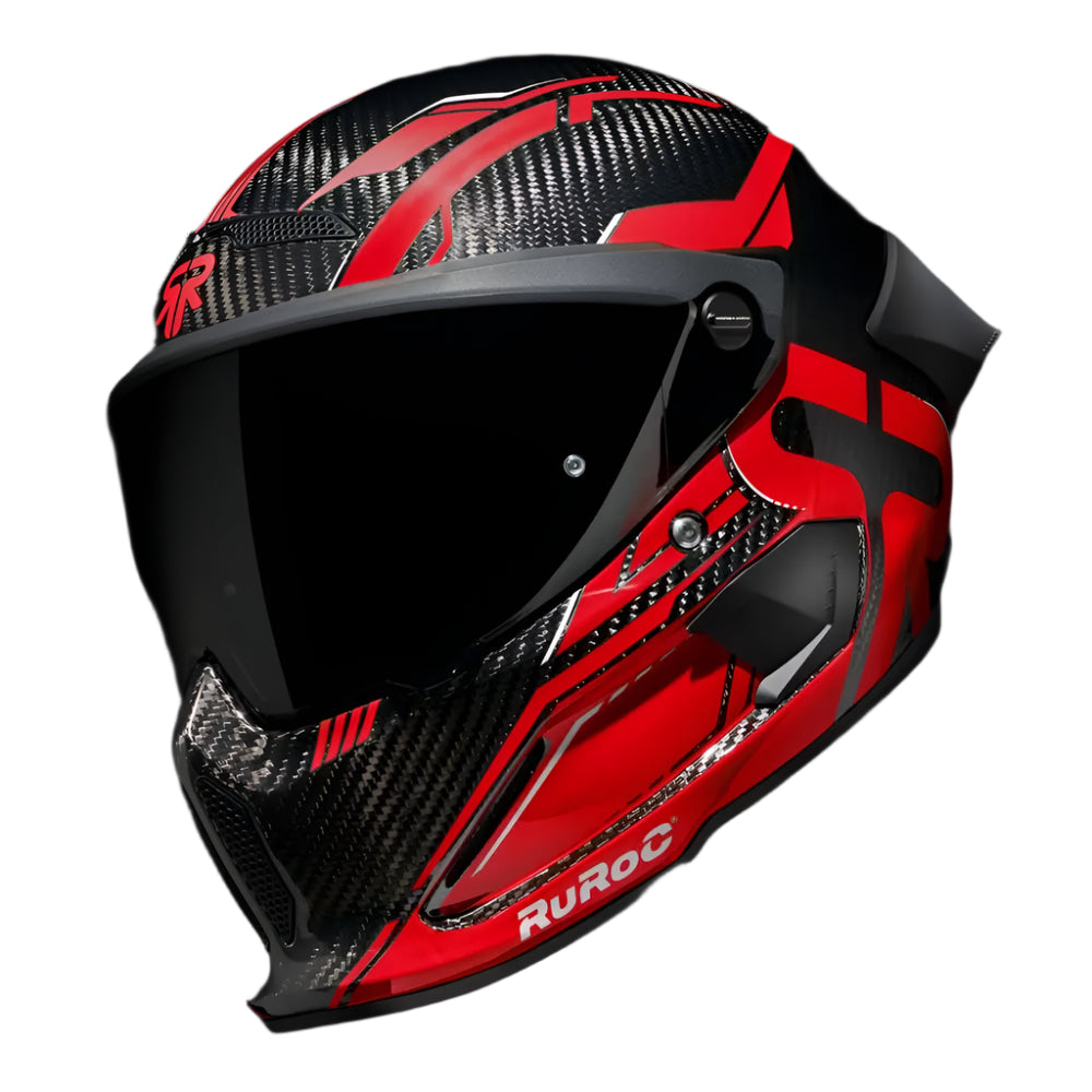 Ruroc AT4.0 Track Inferno Red FREE UK Delivery, FREE 365 Day Returns | Moto Central