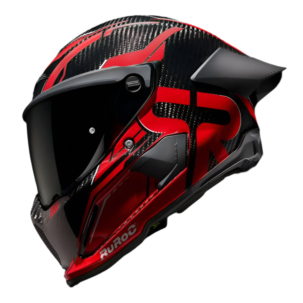 Ruroc AT4.0 Track Inferno Red FREE UK Delivery, FREE 365 Day Returns | Moto Central