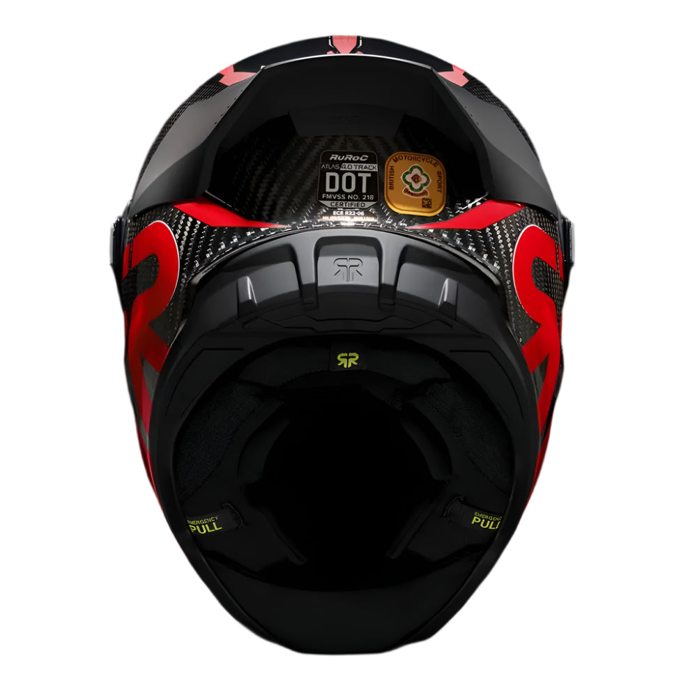 Ruroc AT4.0 Track Inferno Red FREE UK Delivery, FREE 365 Day Returns | Moto Central
