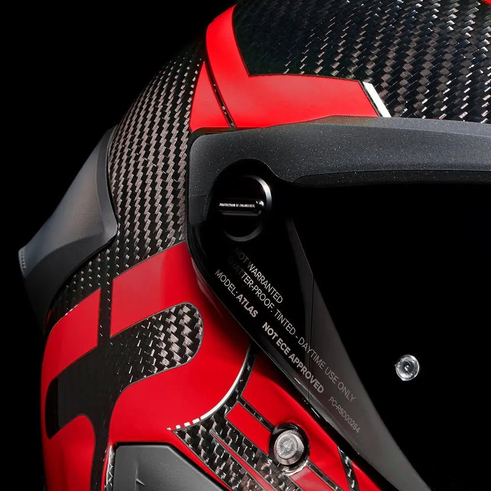 Ruroc AT4.0 Track Inferno Red FREE UK Delivery, FREE 365 Day Returns | Moto Central
