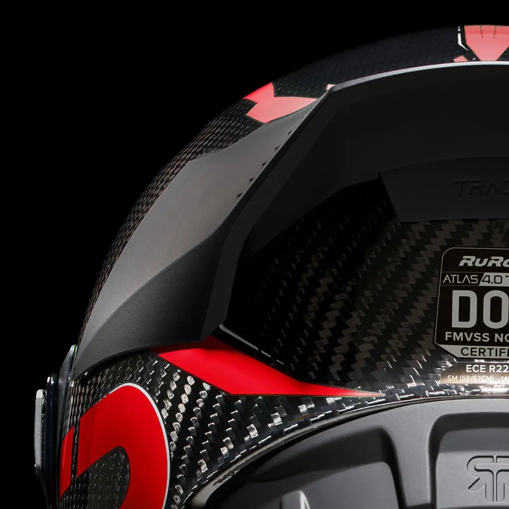 Ruroc AT4.0 Track Inferno Red FREE UK Delivery, FREE 365 Day Returns | Moto Central