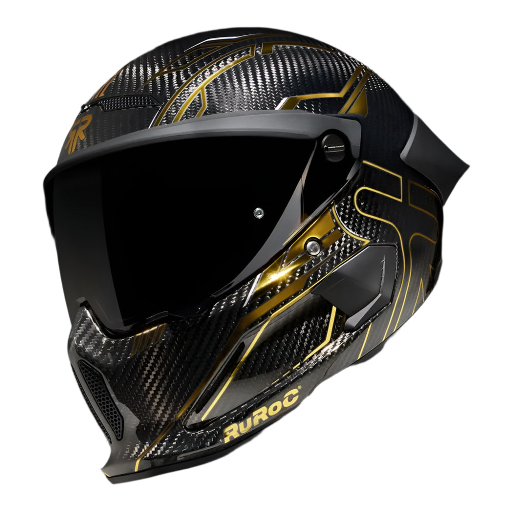 Ruroc AT4.0 Track Titan Gold FREE UK Delivery, FREE 365 Day Returns | Moto Central