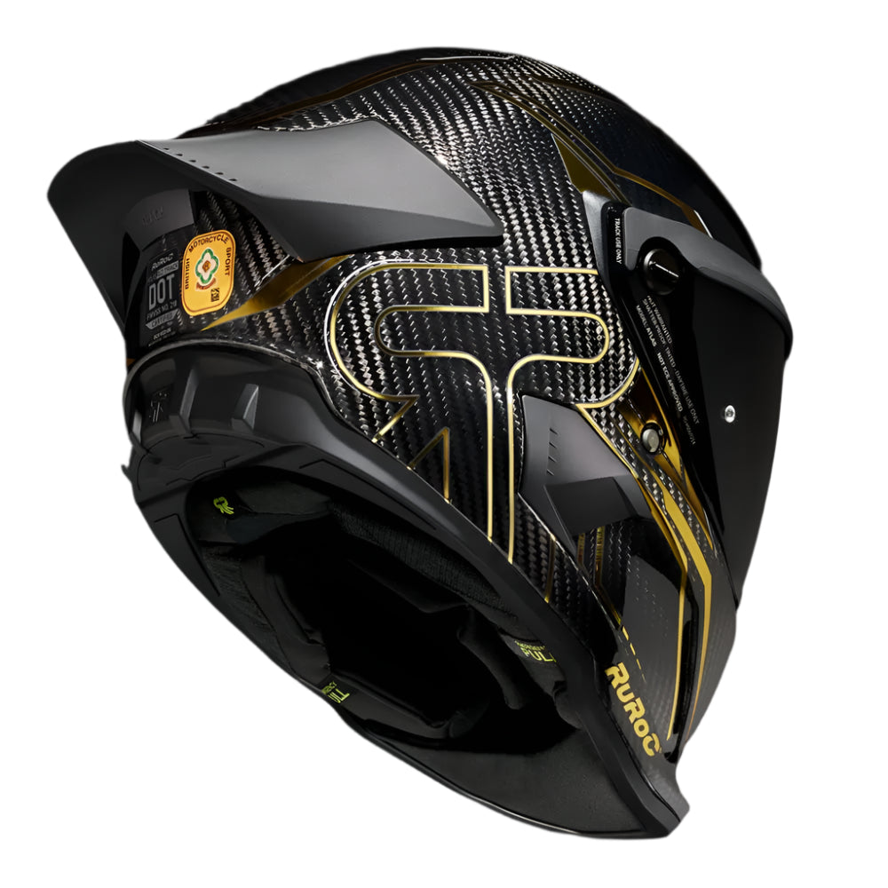 Ruroc AT4.0 Track Titan Gold FREE UK Delivery, FREE 365 Day Returns | Moto Central