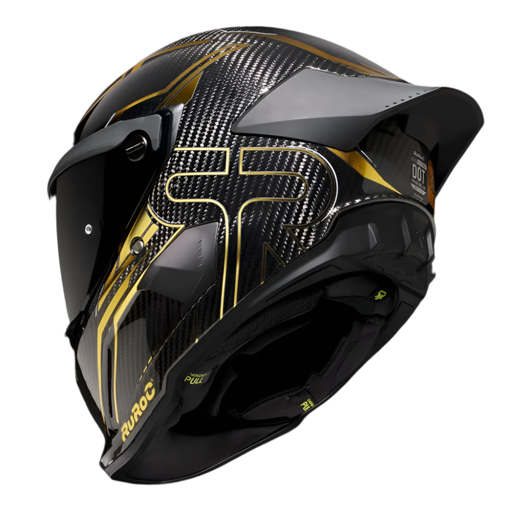 Ruroc AT4.0 Track Titan Gold FREE UK Delivery, FREE 365 Day Returns | Moto Central