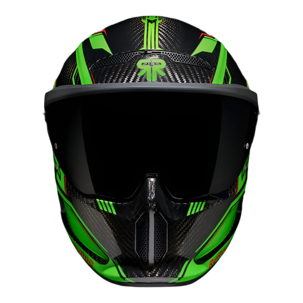 Ruroc AT4.0 Track Viper Green FREE UK Delivery, FREE 365 Day Returns | Moto Central