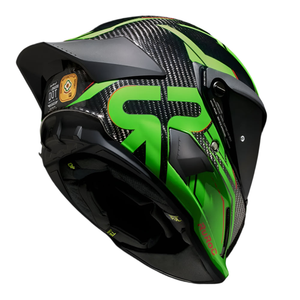 Ruroc AT4.0 Track Viper Green FREE UK Delivery, FREE 365 Day Returns | Moto Central