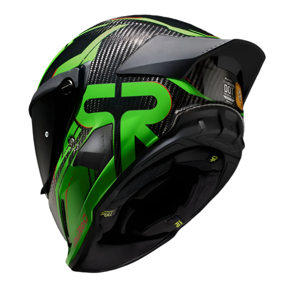 Ruroc AT4.0 Track Viper Green FREE UK Delivery, FREE 365 Day Returns | Moto Central