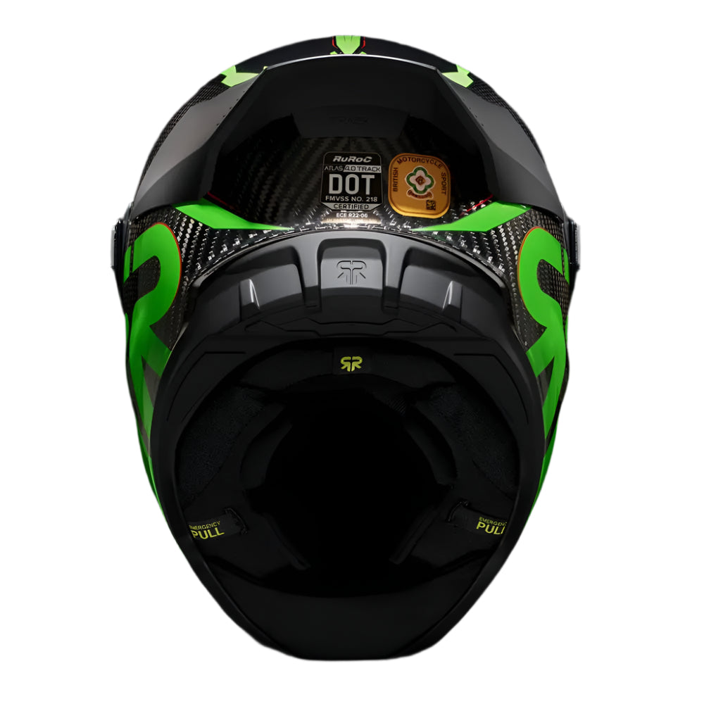 Ruroc AT4.0 Track Viper Green FREE UK Delivery, FREE 365 Day Returns | Moto Central