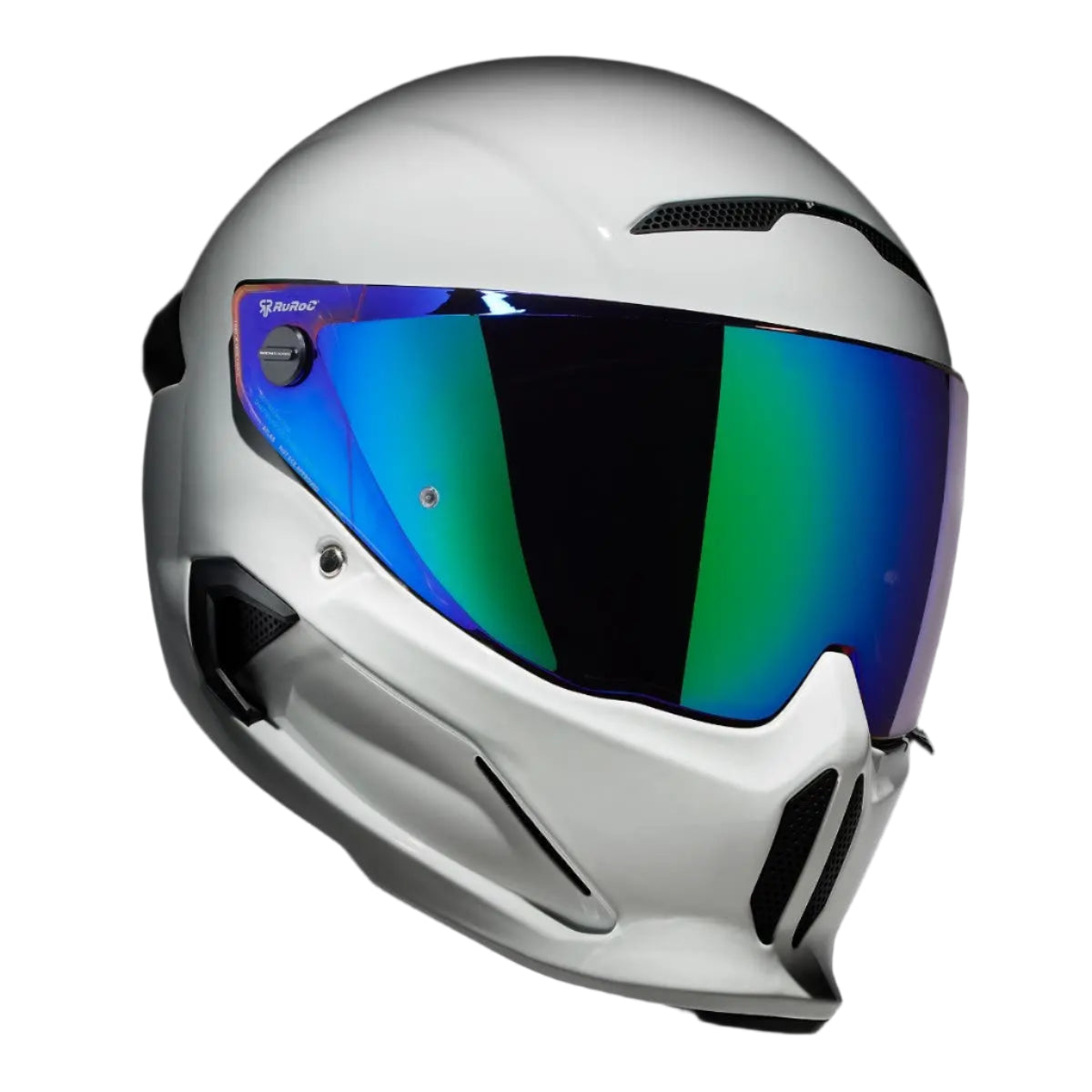 Ruroc AT4.0 Visor Green Iridescent FREE UK Delivery, FREE 365 Day Returns | Moto Central