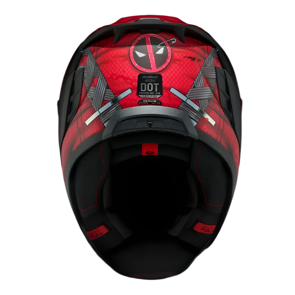 Ruroc EOX Marvel's Deadpool Red FREE UK Delivery, FREE 365 Day Returns | Moto Central