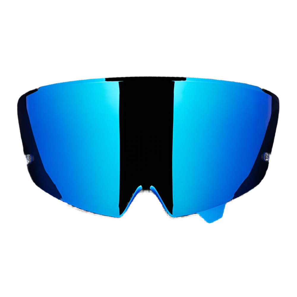 Ruroc EOX Visor Blue Iridescent FREE UK Delivery, FREE 365 Day Returns | Moto Central