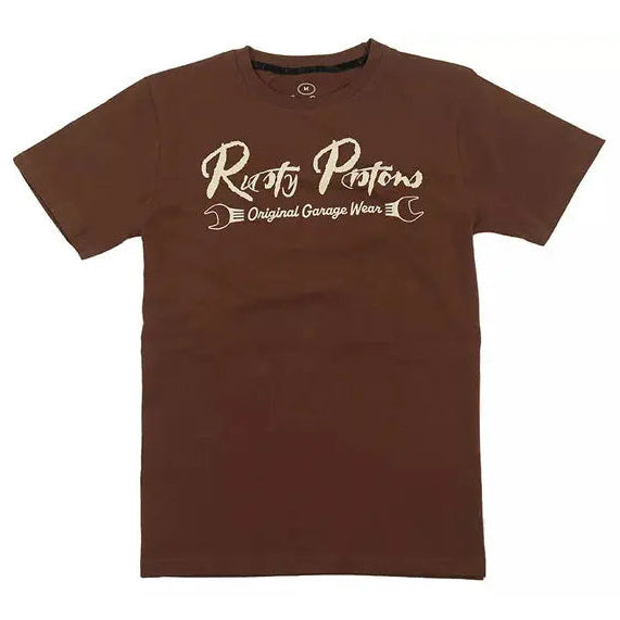 Rusty Pistons Carson T-Shirt Brown — front product view