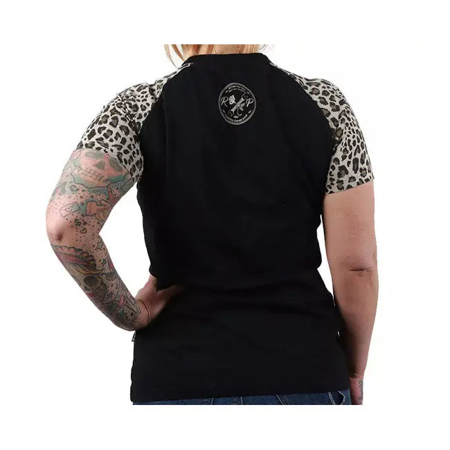 Rusty Pistons Nocatee Ladies T-Shirt Black - FREE UK Shipping, FREE 365 Day Returns | Moto Central