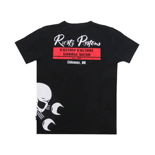 Rusty Pistons Wrench T-Shirt Black - FREE UK Shipping, FREE 365 Day Returns | Moto Central