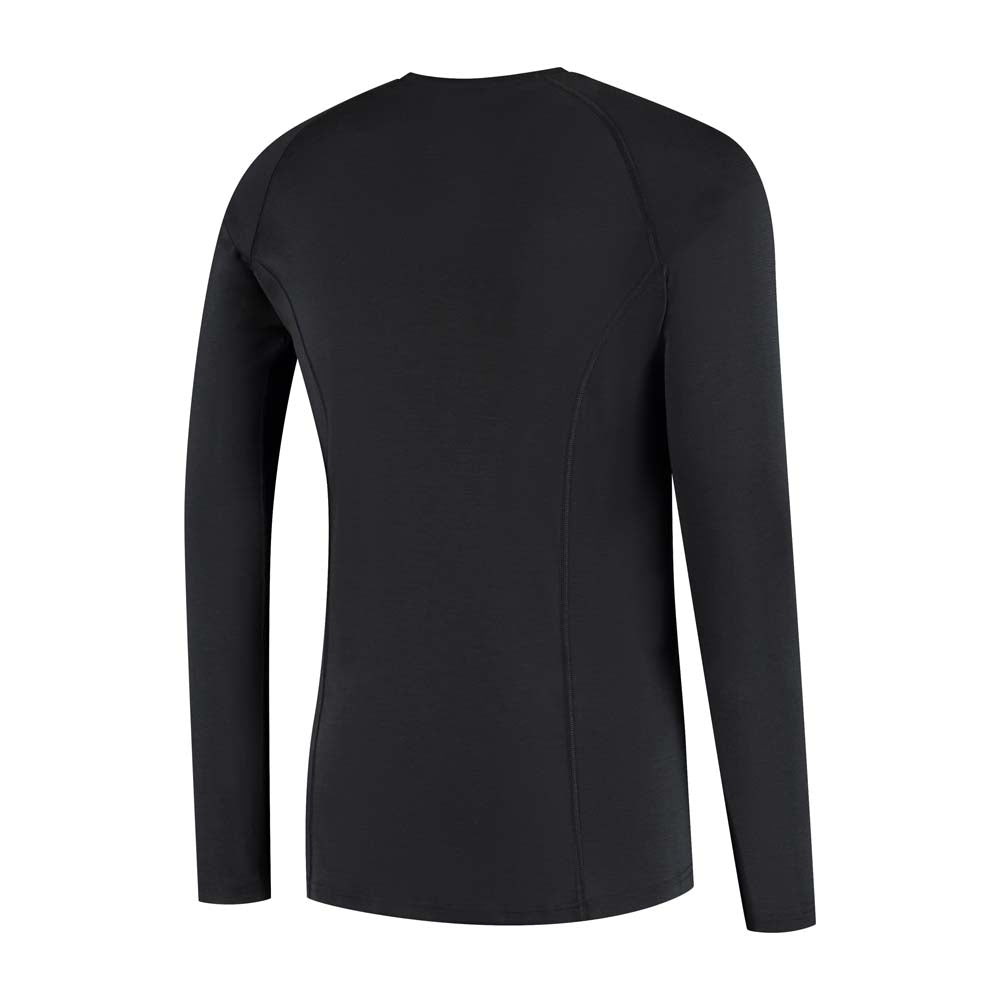 Rusty Stitches Merino Base Layer 200 Long Sleeves T-Shirt Black - FREE UK Delivery, FREE 365 Day Returns | Moto Central