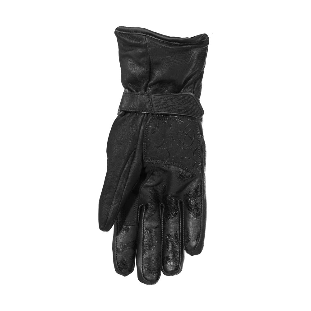 Rusty Stitches Bianca Ladies Leather Gloves Black / Panther - FREE UK Delivery, FREE 365 Day Returns | Moto Central