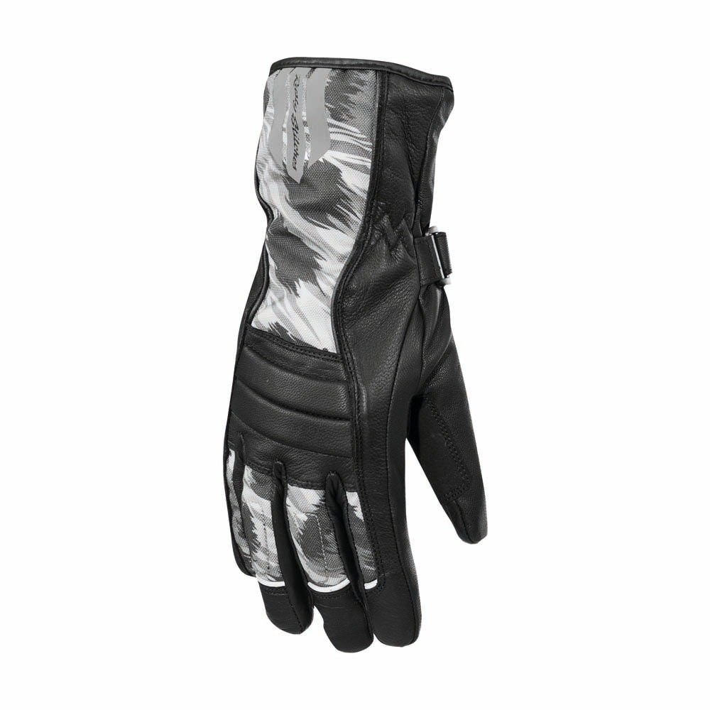 Rusty Stitches Bianca Ladies Leather Gloves Black / Panther - FREE UK Delivery, FREE 365 Day Returns | Moto Central