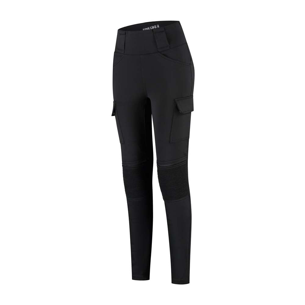Rusty Stitches Cindy Cargo Ladies Legging Black - FREE UK Delivery, FREE 365 Day Returns | Moto Central