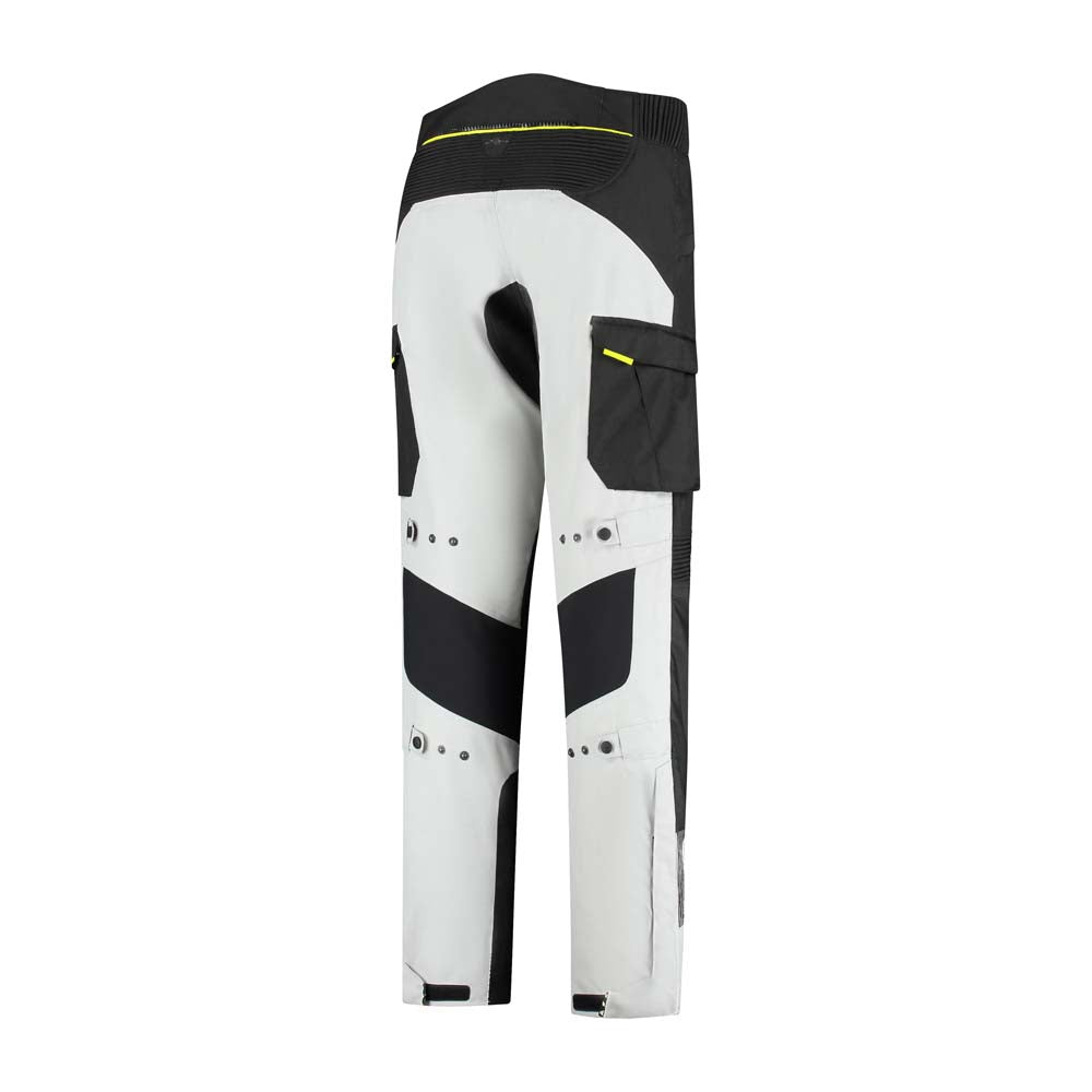 Rusty Stitches Cliff Textile Trouser Light Grey / Black - FREE UK Delivery, FREE 365 Day Returns | Moto Central