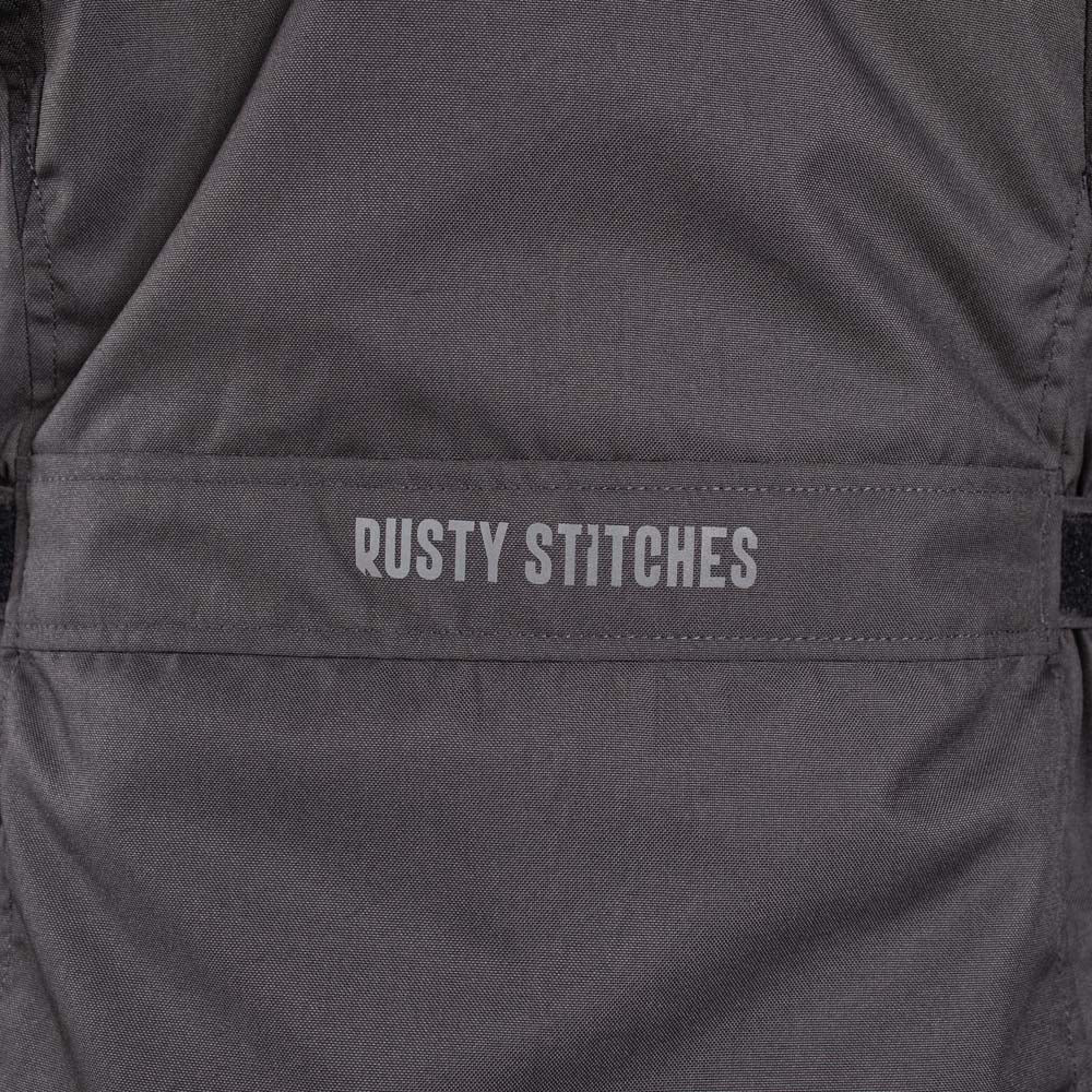 Rusty Stitches Luke Textile Jacket Anthracite / Black - FREE UK Delivery, FREE 365 Day Returns | Moto Central