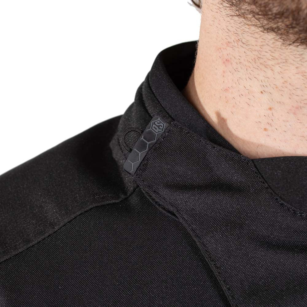 Rusty Stitches Luke Textile Jacket Black / Fluo Yellow - FREE UK Delivery, FREE 365 Day Returns | Moto Central