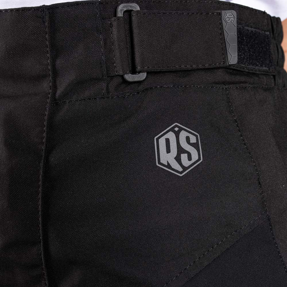 Rusty Stitches Mason Textile Trouser Black - FREE UK Delivery, FREE 365 Day Returns | Moto Central